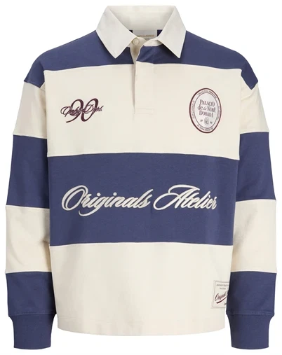 Jack & Jones - JORSalamanco Rugby Sweat Polo - Crown Blue